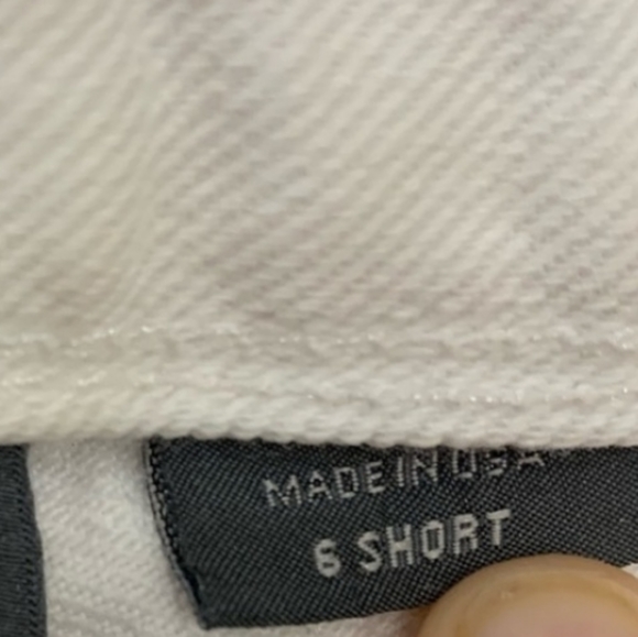 👖 Armani Exchange Designer White Jeans w/ Silver Wings - Picture 5 of 7